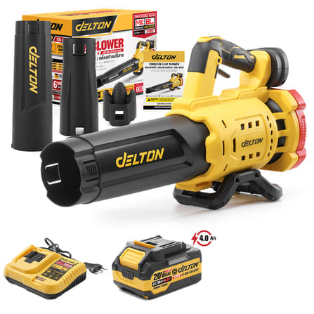 เครื่องเป่าใบไม้ไร้สาย (พร้อมแบตเตอรี่) DELTON รุ่น CBL-800X ULTRAFLEX 20V 4AH_1